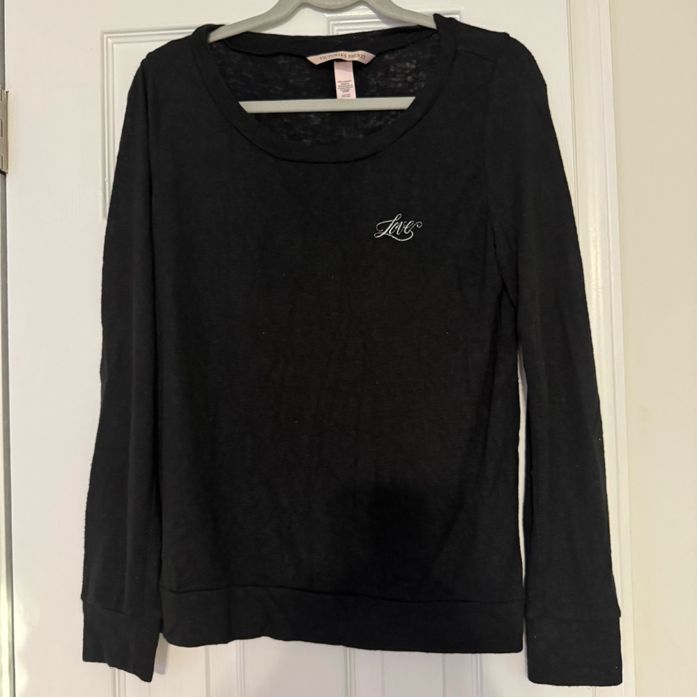 Victoria's Secret Black Knit Top